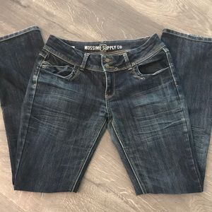 Mossimo boot cut distressed jeans